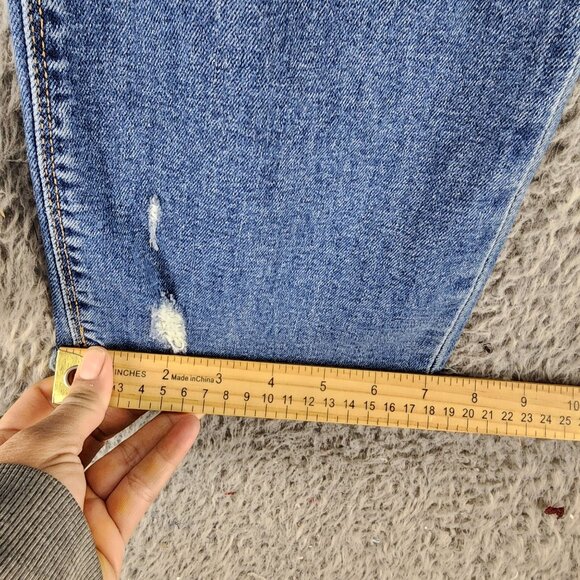 Hudson Jeans Womens 32 Blue Nico Stretch Mid Rise Crop *Read* - Picture 8 of 13